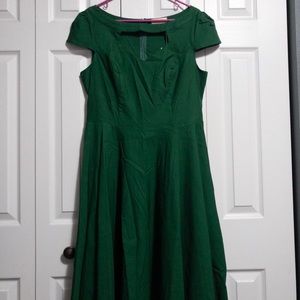 Vintage Inspired Green Dress